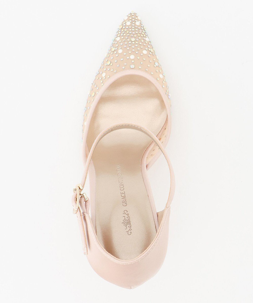 GRACE CONTINENTAL グラデラインストーンパンプス 