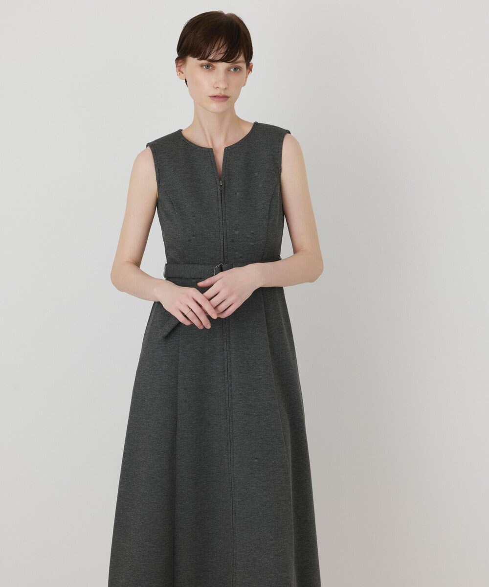 GRACE CONTINENTAL フレア切替カットワンピース 