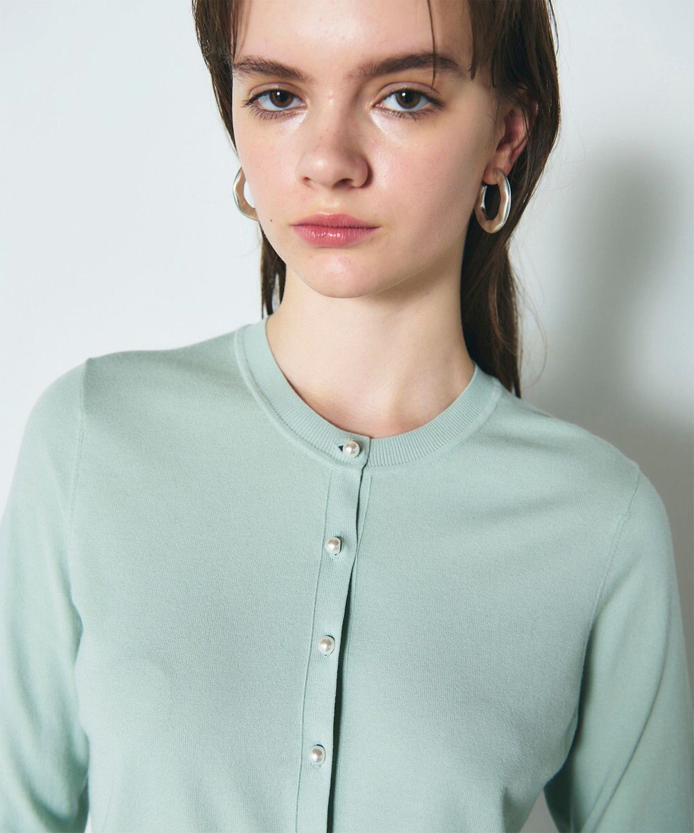 GRACE CONTINENTAL クルーニットカーディガン 