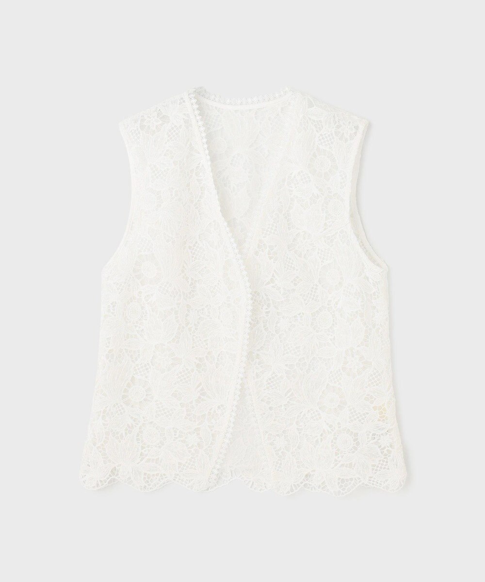 GRACE CONTINENTAL レース刺繍ベスト 