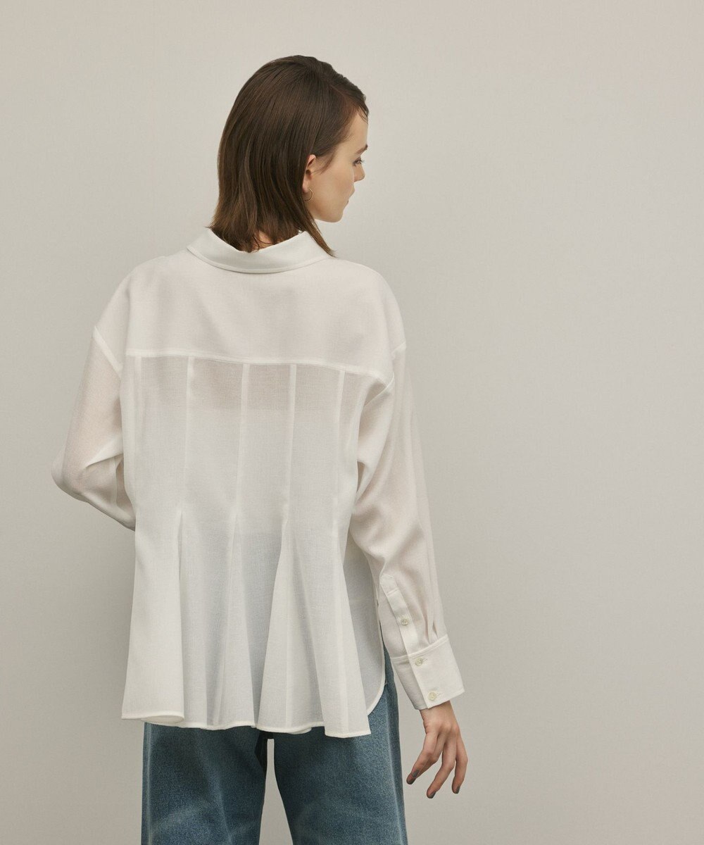 GRACE CONTINENTAL バックフレアシャツ 