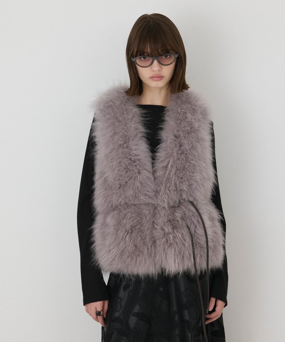 GRACE CONTINENTAL 【イベント店舗・ONLINE STORE先行アイテム】カシミヤファージレ 