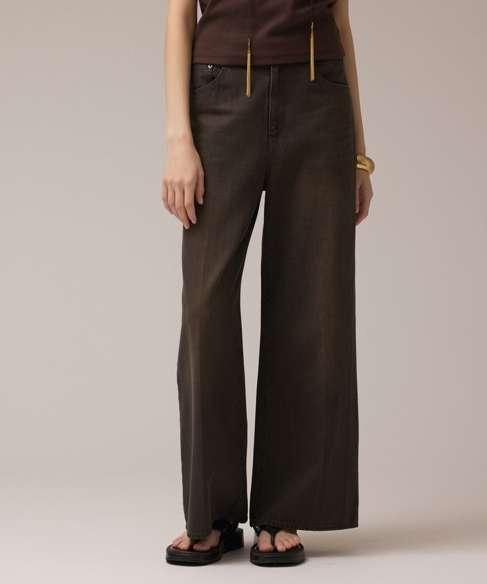 GRACE CONTINENTAL バギーデニムパンツ 