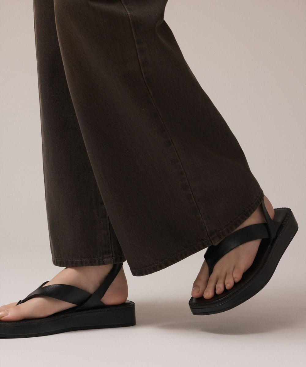 GRACE CONTINENTAL バギーデニムパンツ 