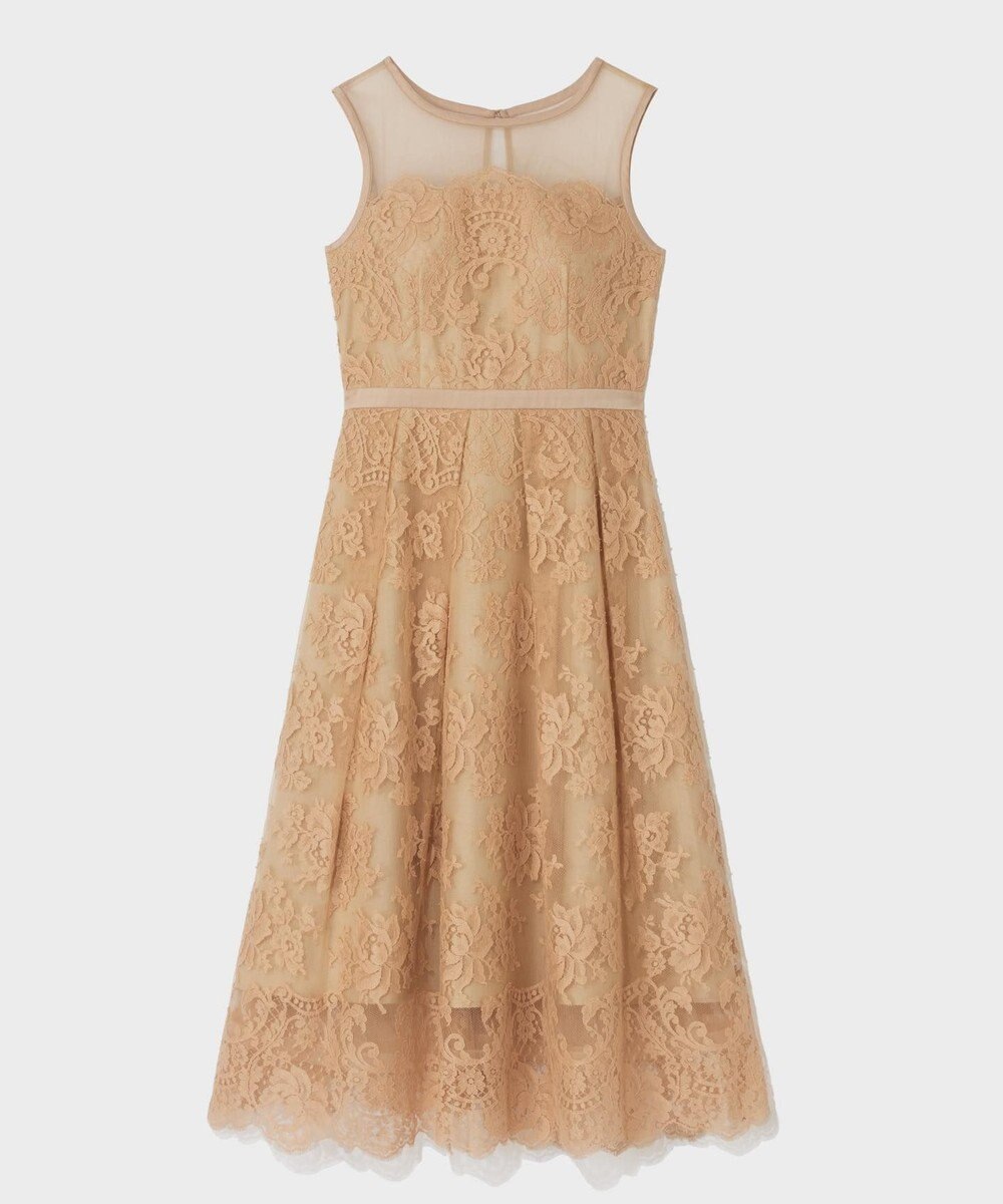 GRACE CONTINENTAL リバーレースドレス