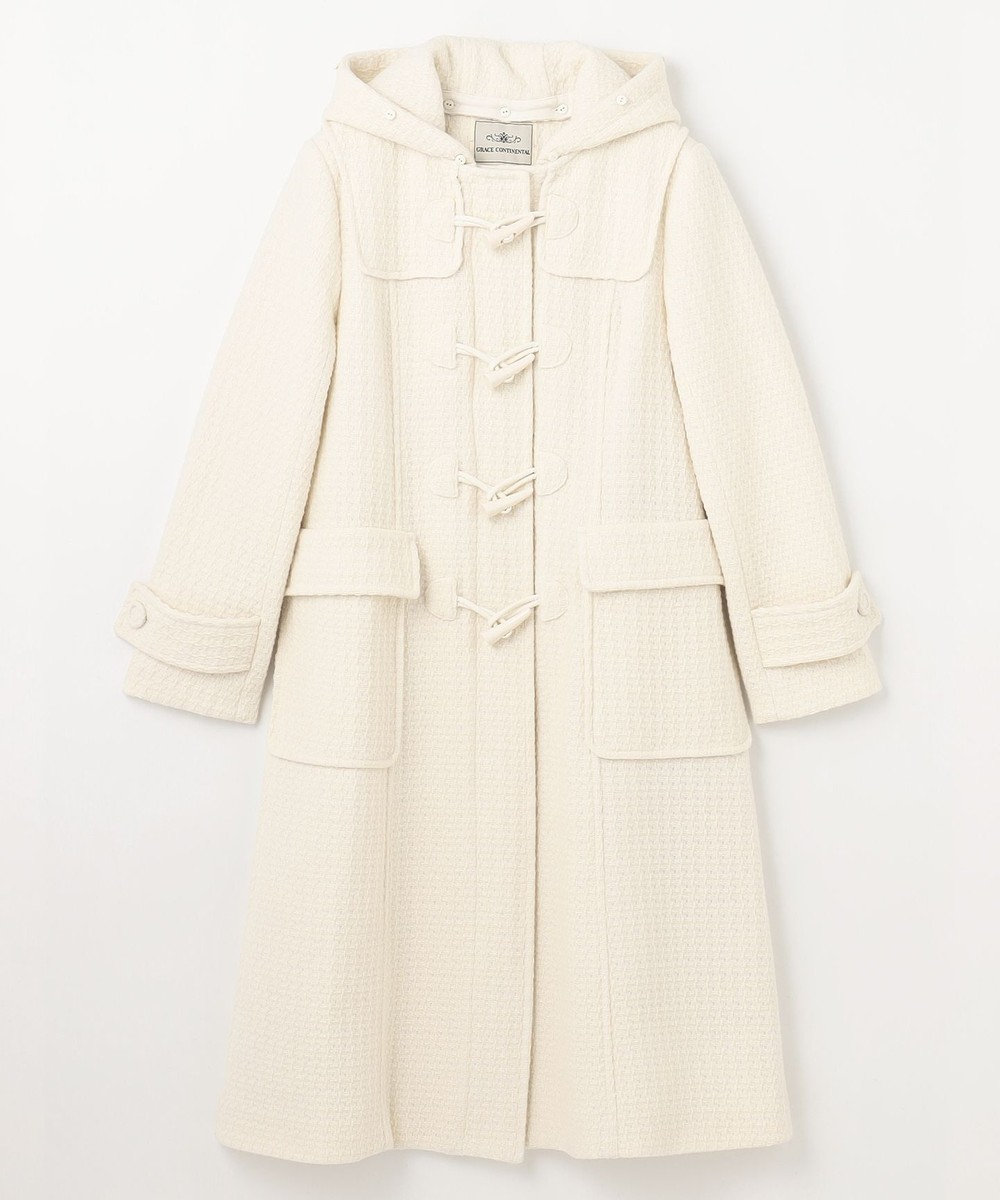 GRACE CONTINENTAL ファーフードダッフルコート