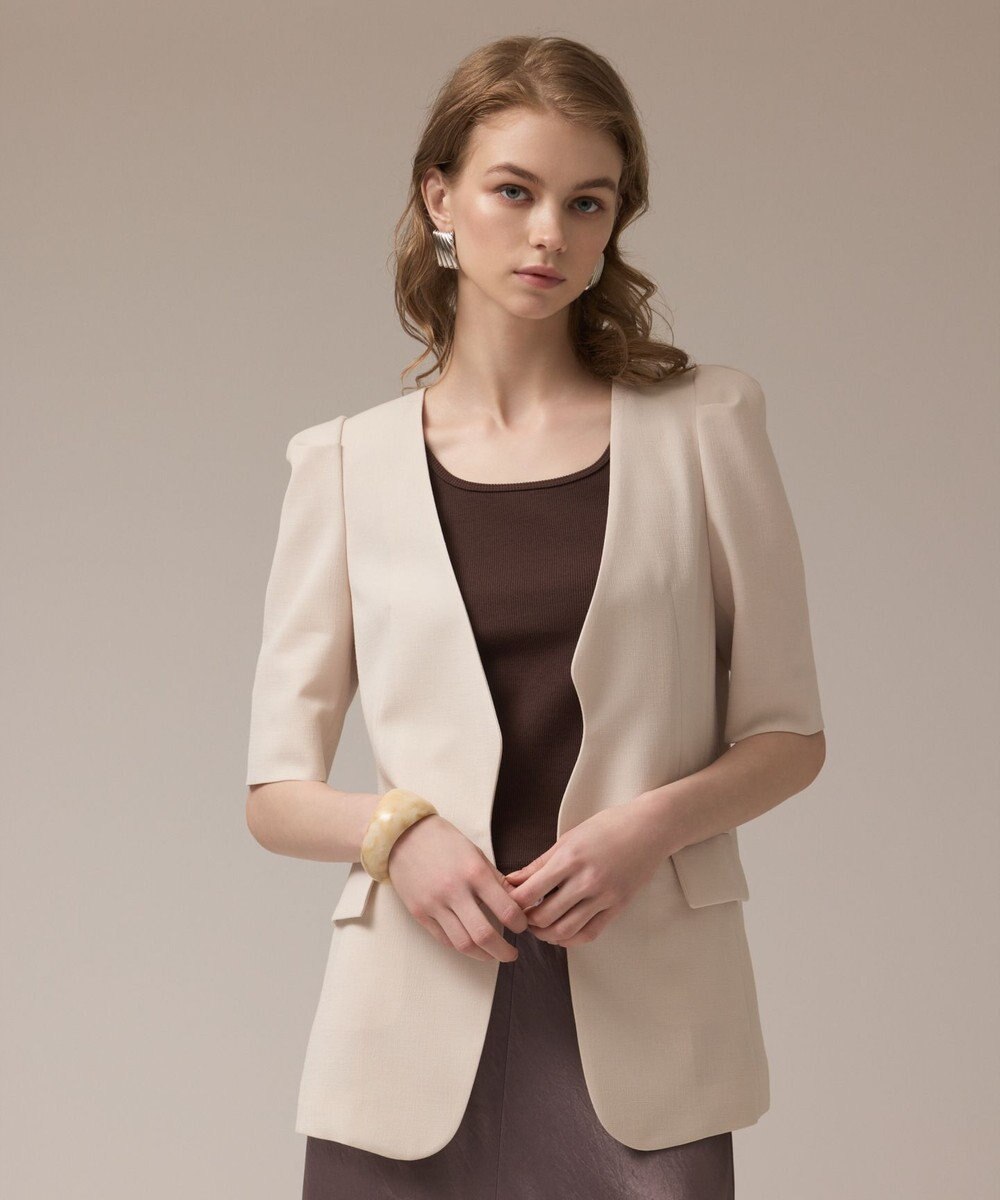 GRACE CONTINENTAL パフスリーブジャケット 