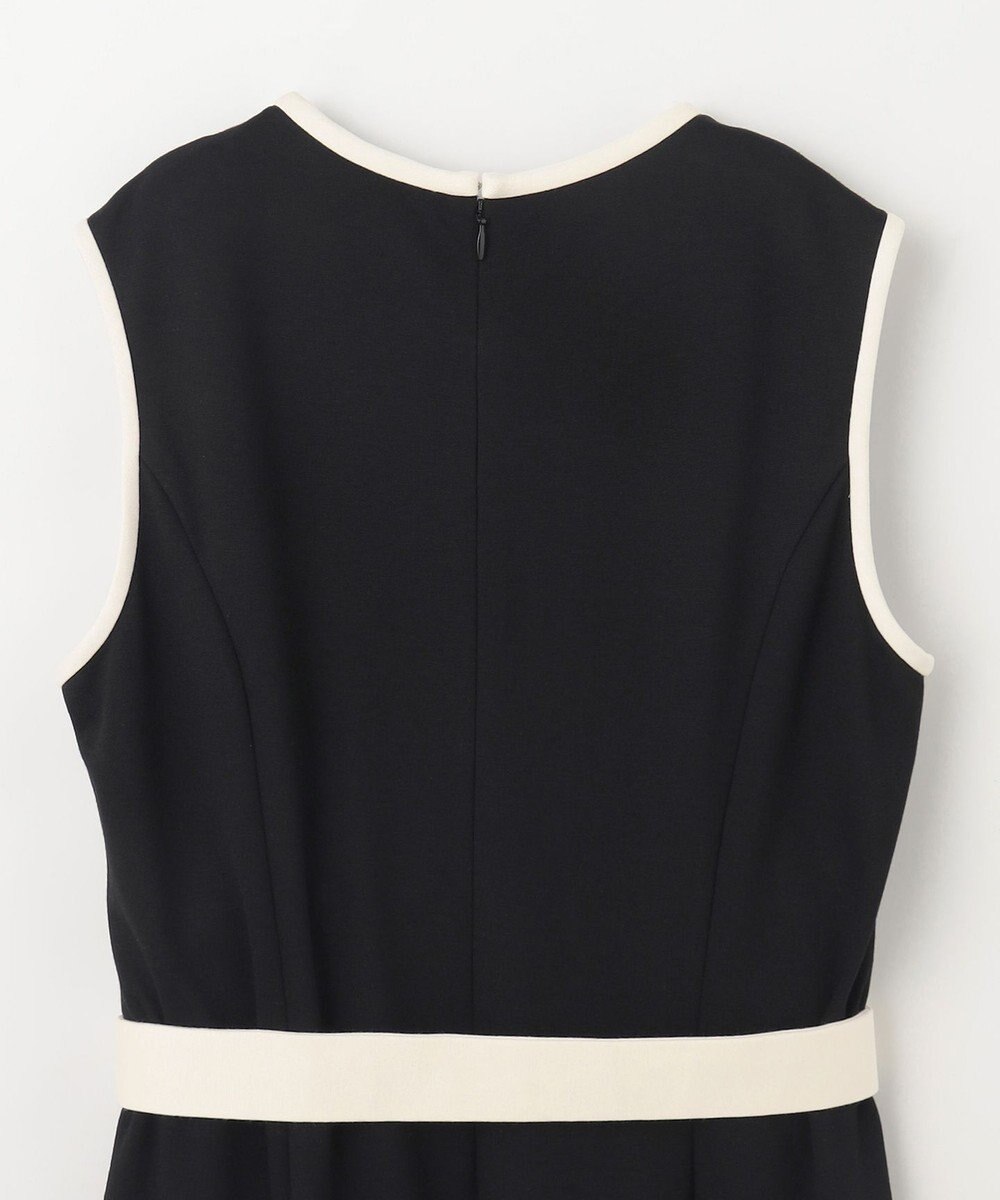 GRACE CONTINENTAL 配色ポンチフレアワンピース 