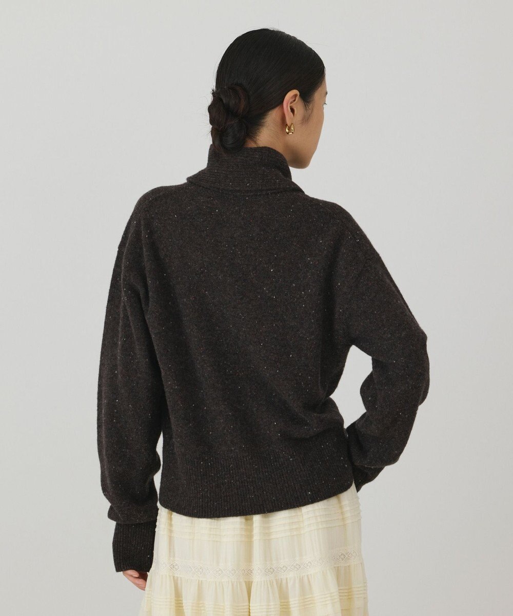 GRACE CONTINENTAL ネップニットカーディガン 