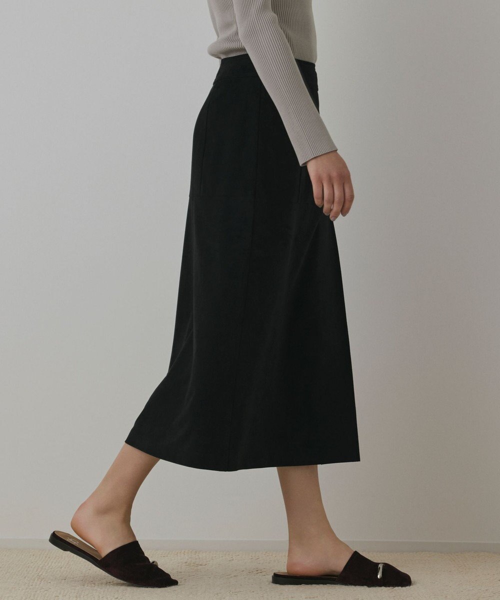 GRACE CONTINENTAL フェイクスウェードフレアスカート 