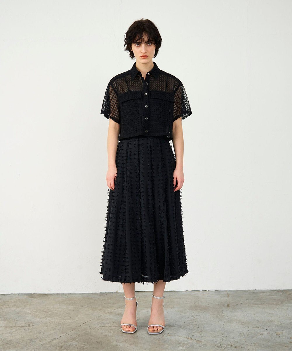 GRACE CONTINENTAL ラッセルメッシュシャツ