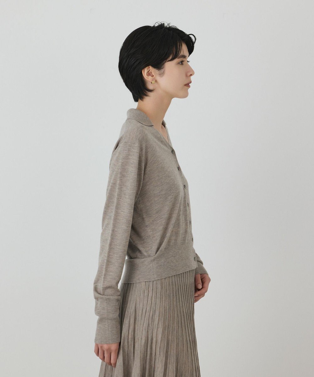 GRACE CONTINENTAL プリーツニットワンピース 