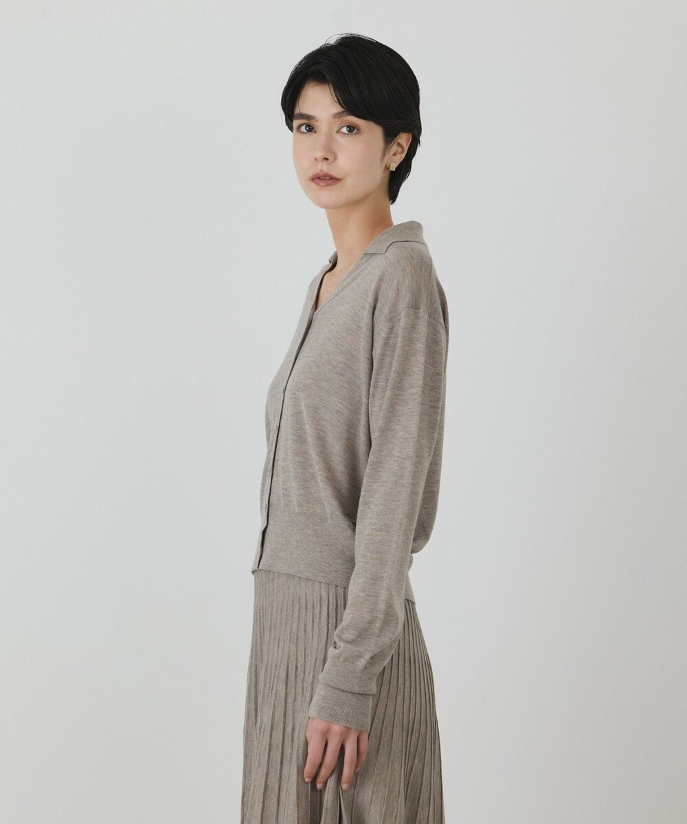 GRACE CONTINENTAL プリーツニットワンピース 