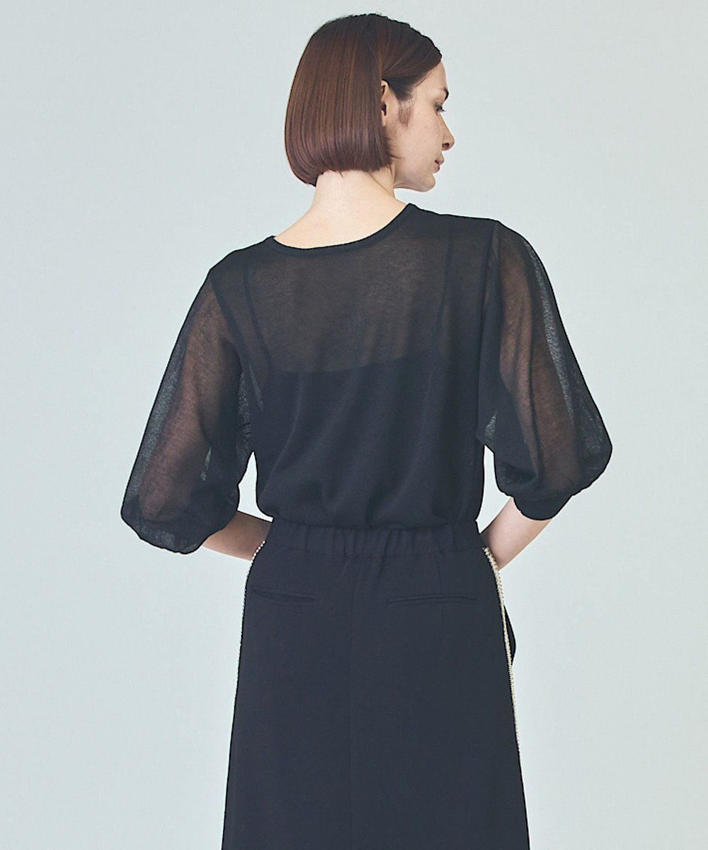 GRACE CONTINENTAL ラメシアーニットトップ