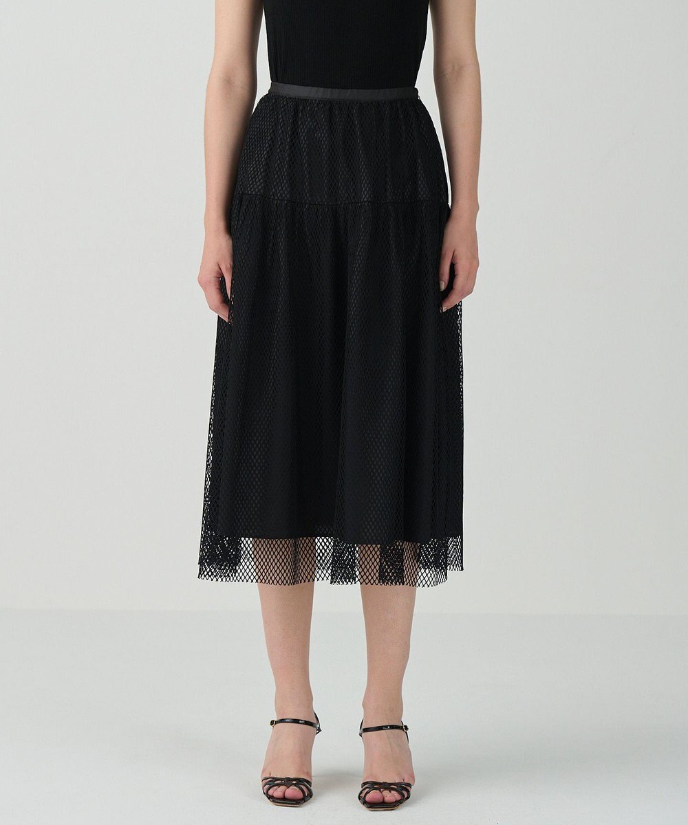 GRACE CONTINENTAL レイヤードタックスカート 