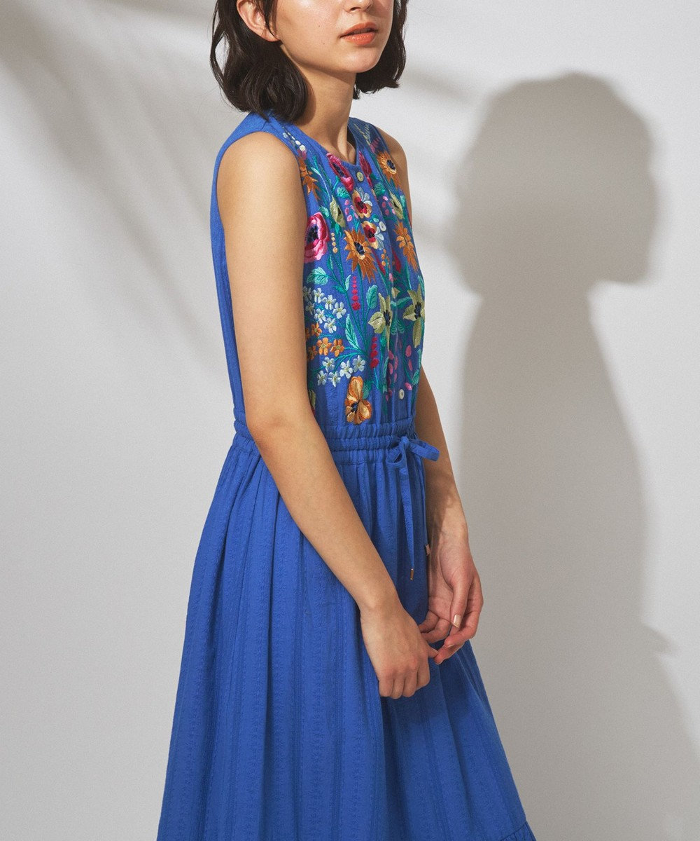 ドビー刺繍ロングワンピース Grace Continental Grace Continental グレースコンチネンタル 通販 ドビー刺繍ロングワンピース Grace Continental Grace Continental グレースコンチネンタル 通販