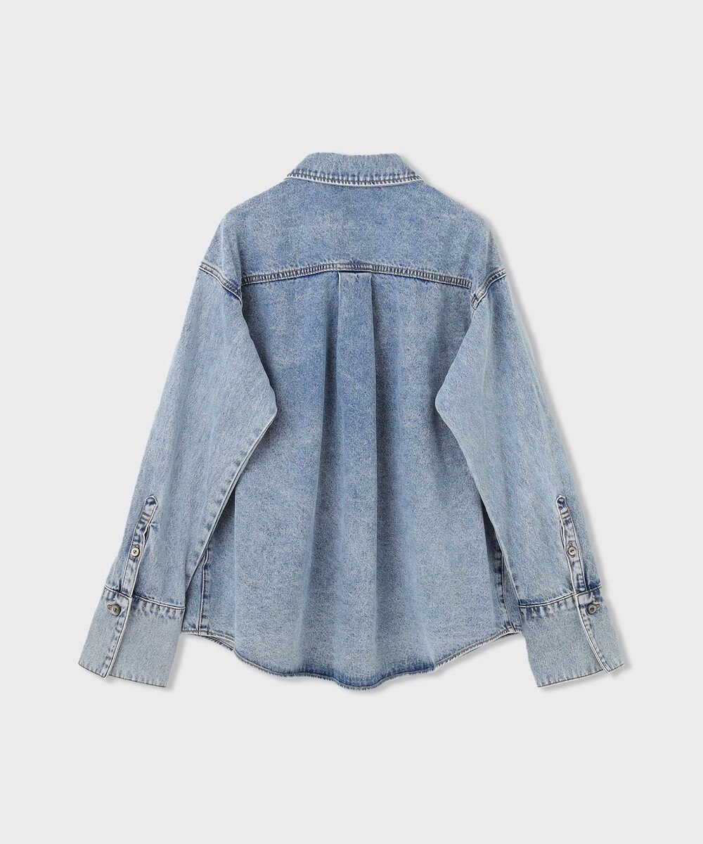 GRACE CONTINENTAL スタッズデニムシャツ 