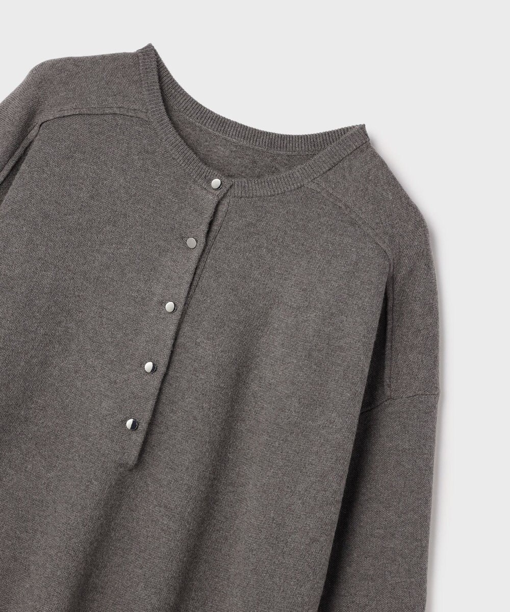 GRACE CONTINENTAL スウェットライクニットトップ 