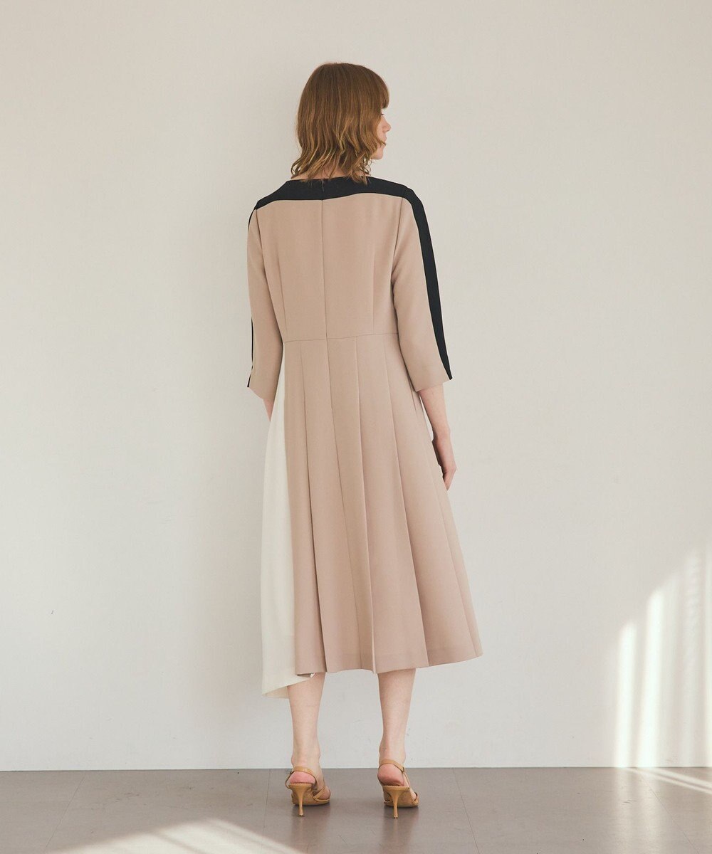 GRACE CONTINENTAL カラーブロックドレス 