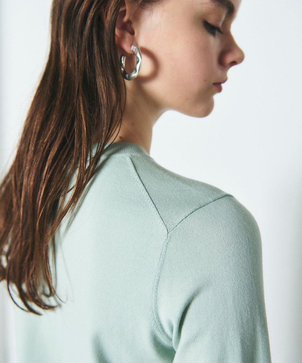 GRACE CONTINENTAL クルーニットカーディガン 