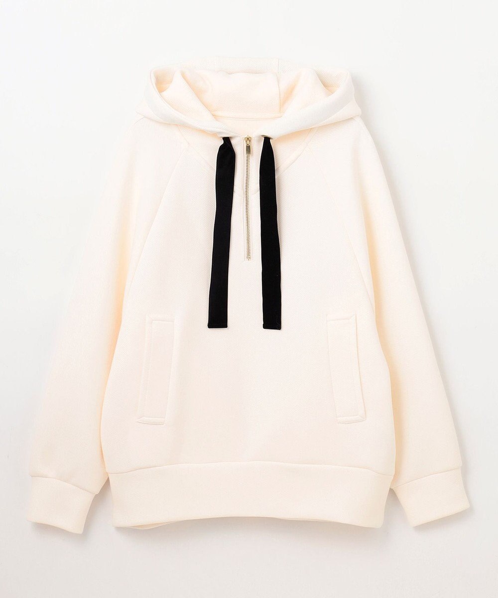 GRACE CONTINENTAL ハーフジップフードトップ 