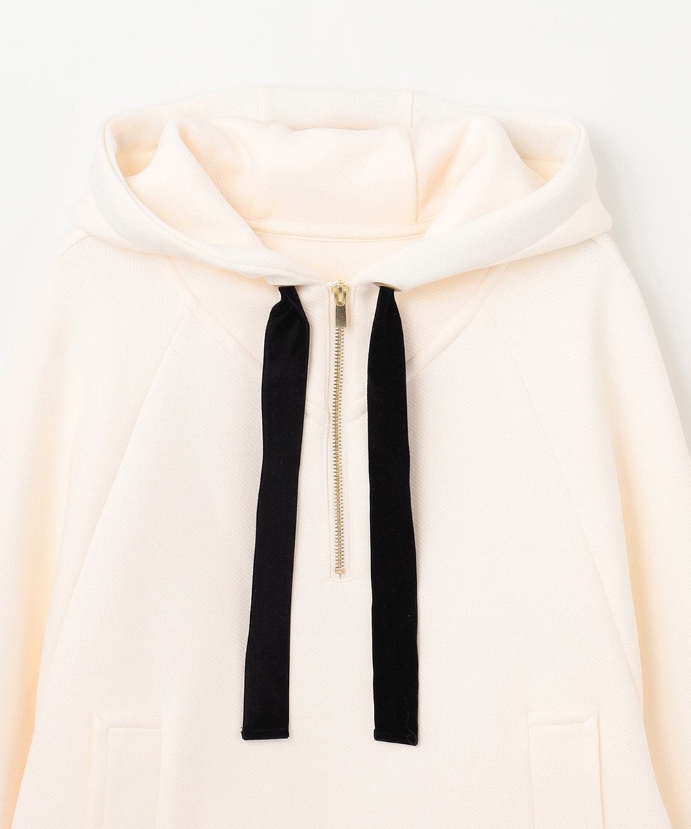 GRACE CONTINENTAL ハーフジップフードトップ