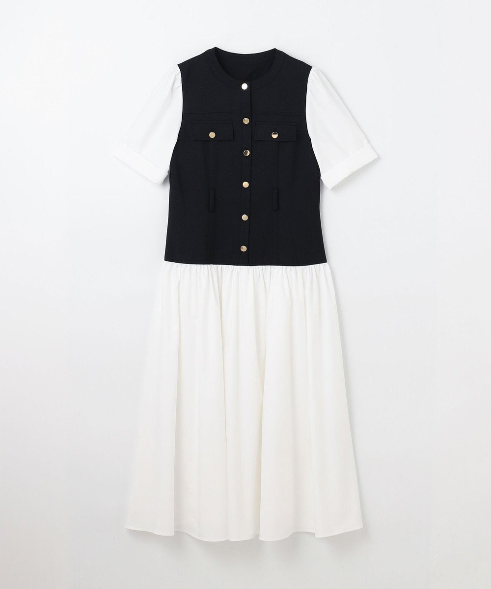 GRACE CONTINENTAL レイヤードコンビワンピース 
