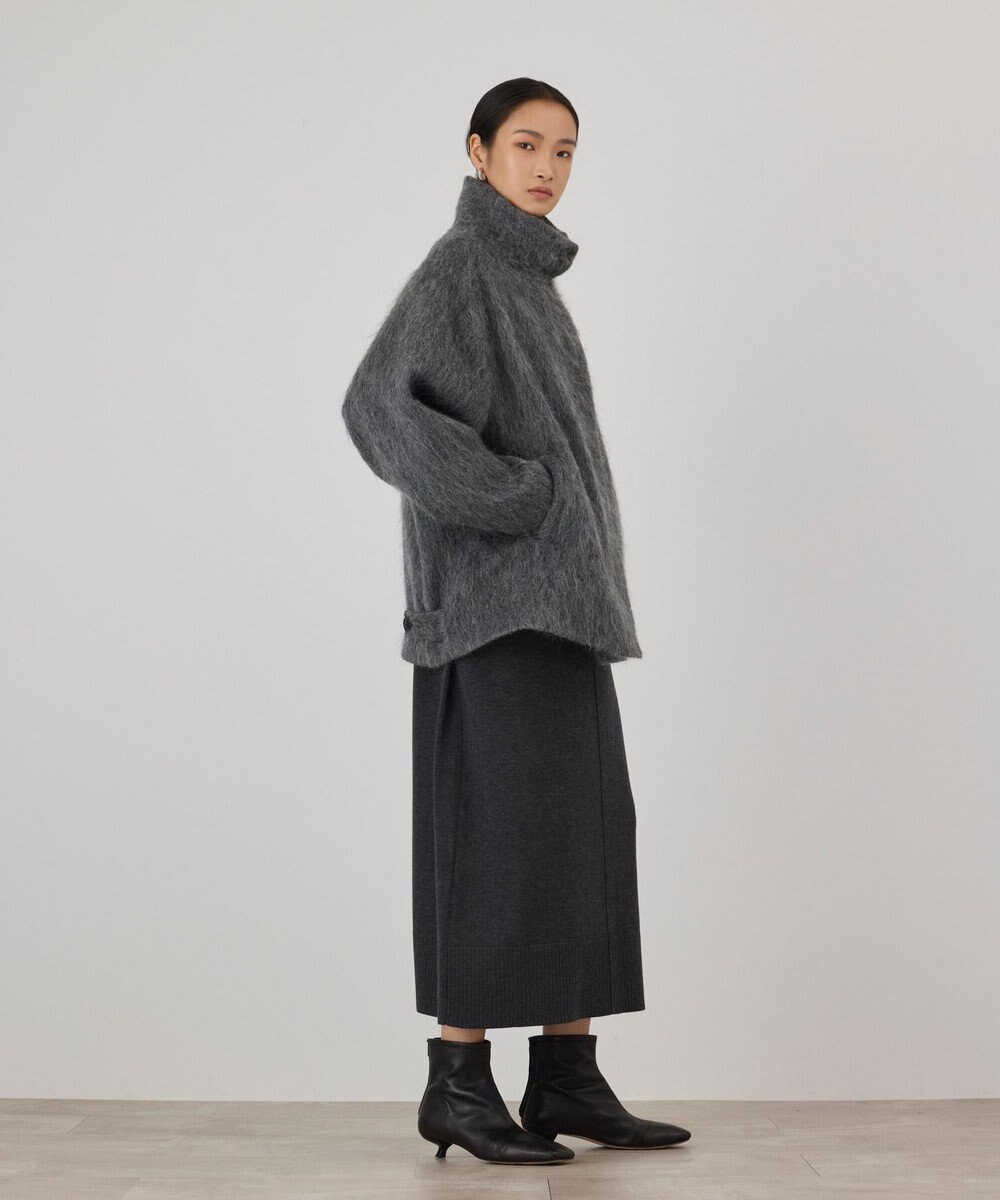 GRACE CONTINENTAL モヘヤシャギーショートコート 