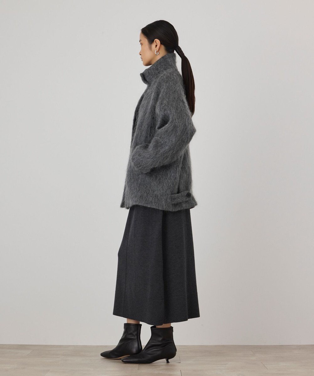 GRACE CONTINENTAL モヘヤシャギーショートコート 