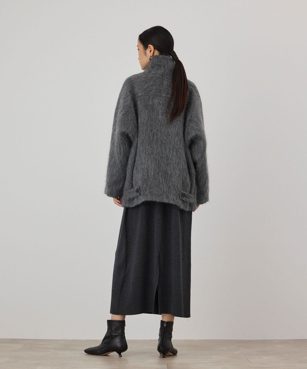 GRACE CONTINENTAL モヘヤシャギーショートコート 