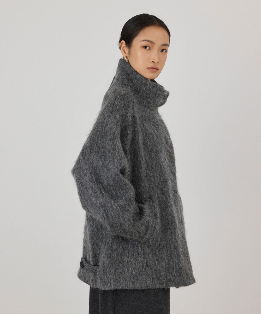 GRACE CONTINENTAL モヘヤシャギーショートコート 