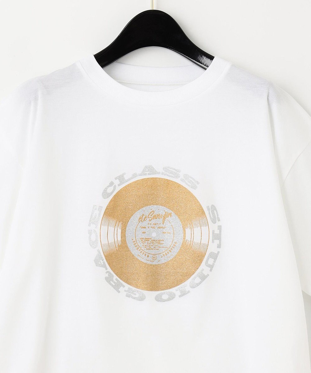GRACE CONTINENTAL レコードプリントTシャツ