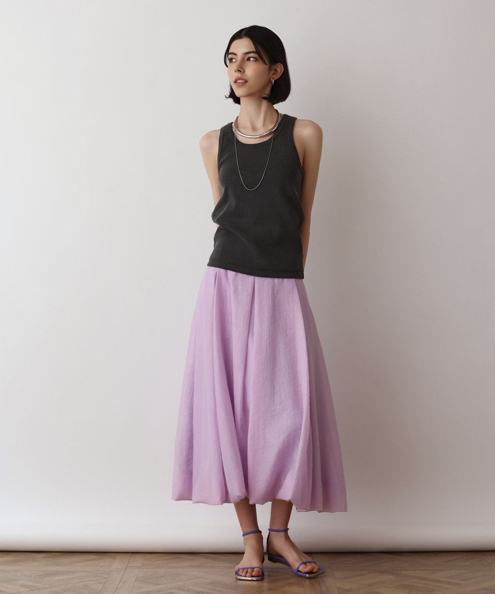 GRACE CONTINENTAL バルーンシアースカート 