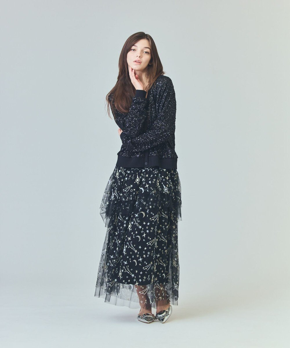 GRACE CONTINENTAL スペースembチュールスカート 