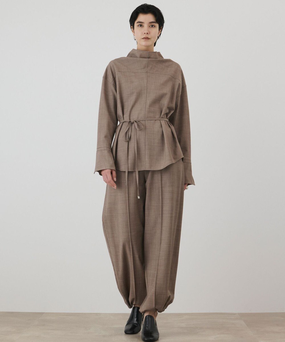 GRACE CONTINENTAL カウルネック2WAYシャツ 