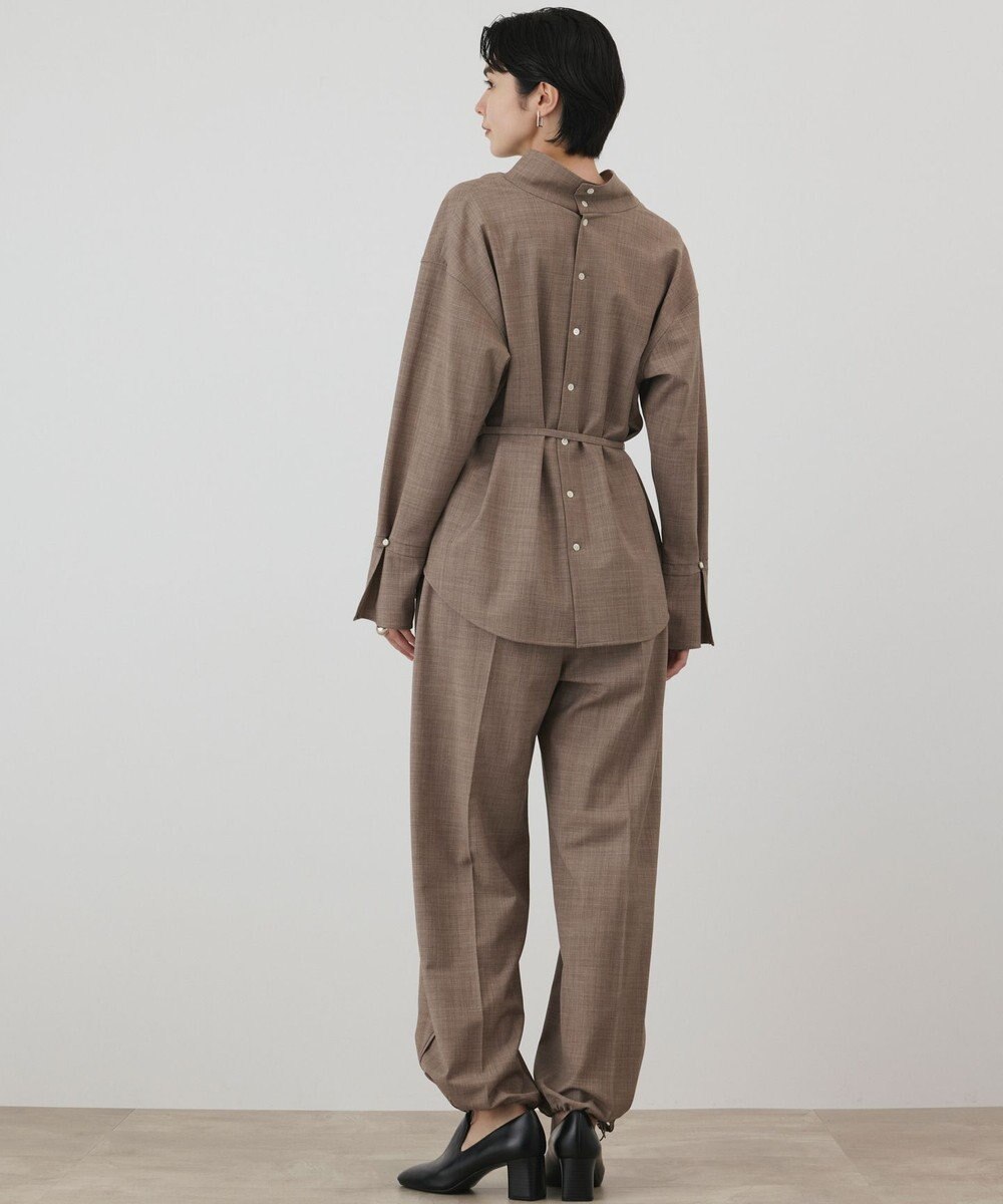 GRACE CONTINENTAL カウルネック2WAYシャツ 