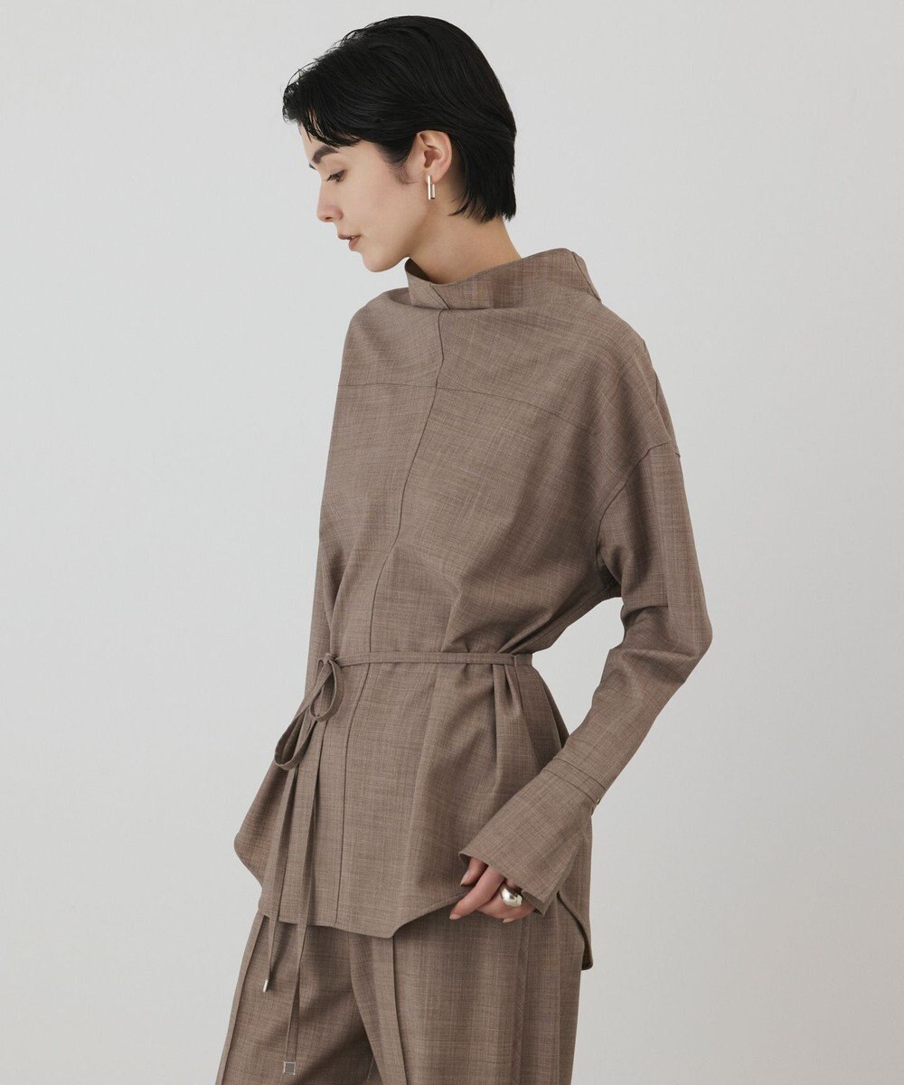GRACE CONTINENTAL カウルネック2WAYシャツ 