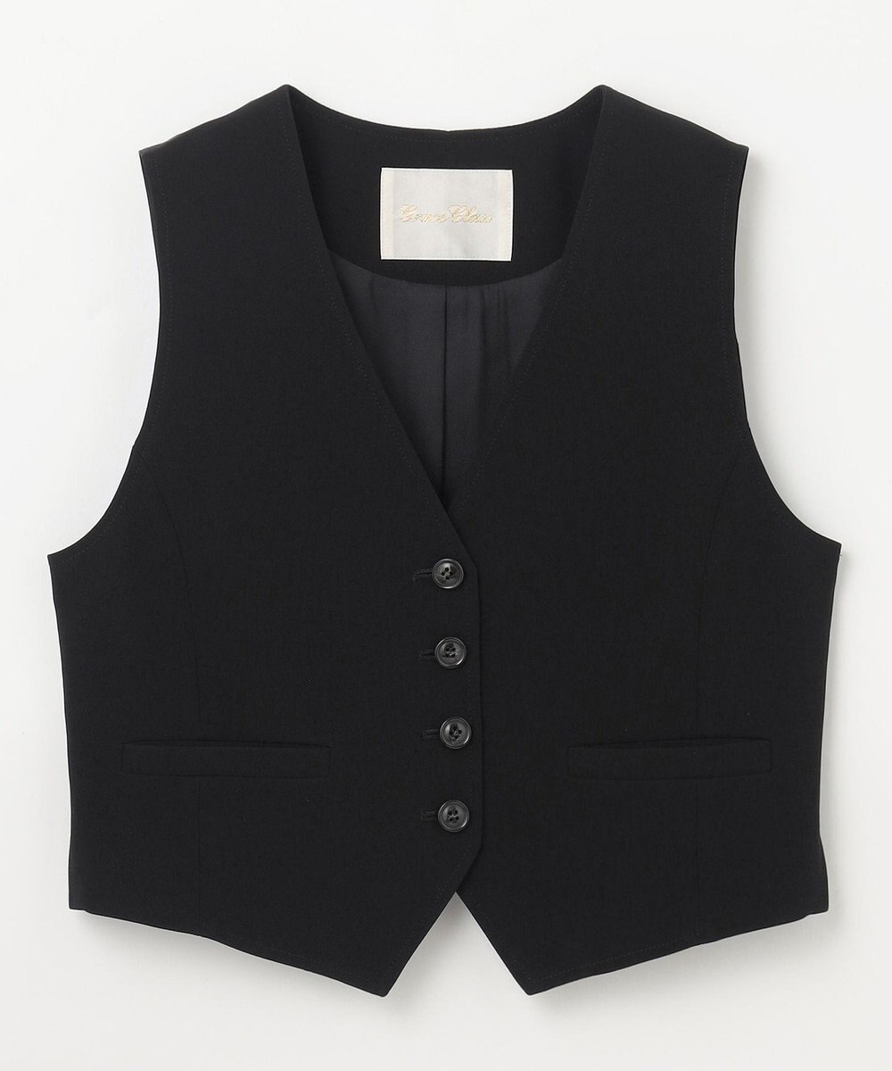 GRACE CONTINENTAL トリアセショートジレ 