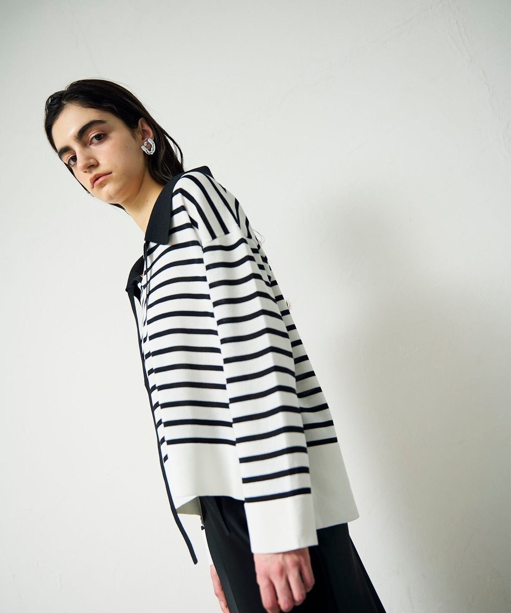 GRACE CONTINENTAL マリンボウタイニット 