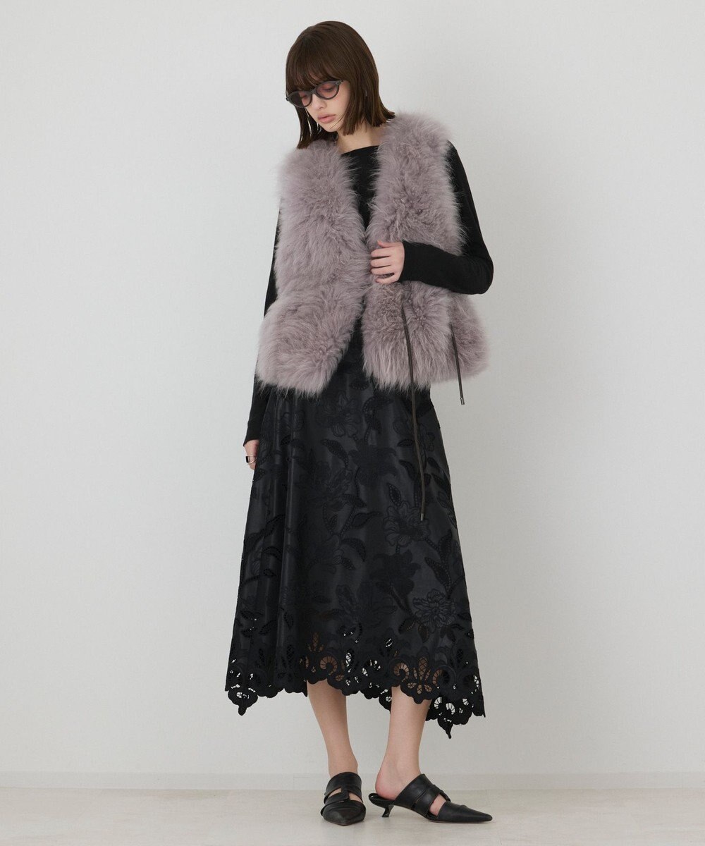 GRACE CONTINENTAL 【イベント店舗・ONLINE STORE先行アイテム】カシミヤファージレ 