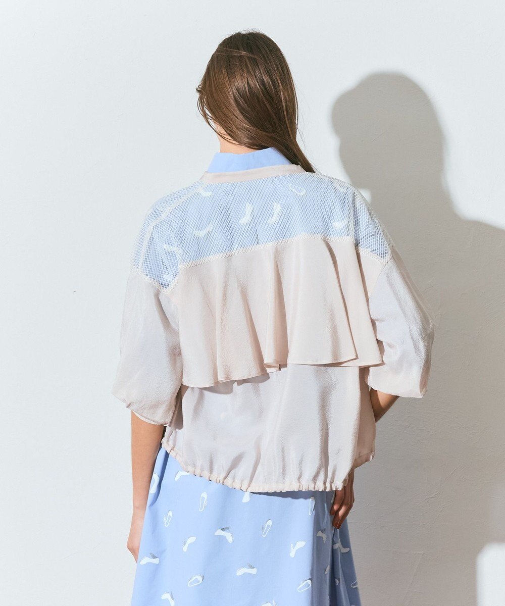 GRACE CONTINENTAL メッシュコンビシアーブルゾン 