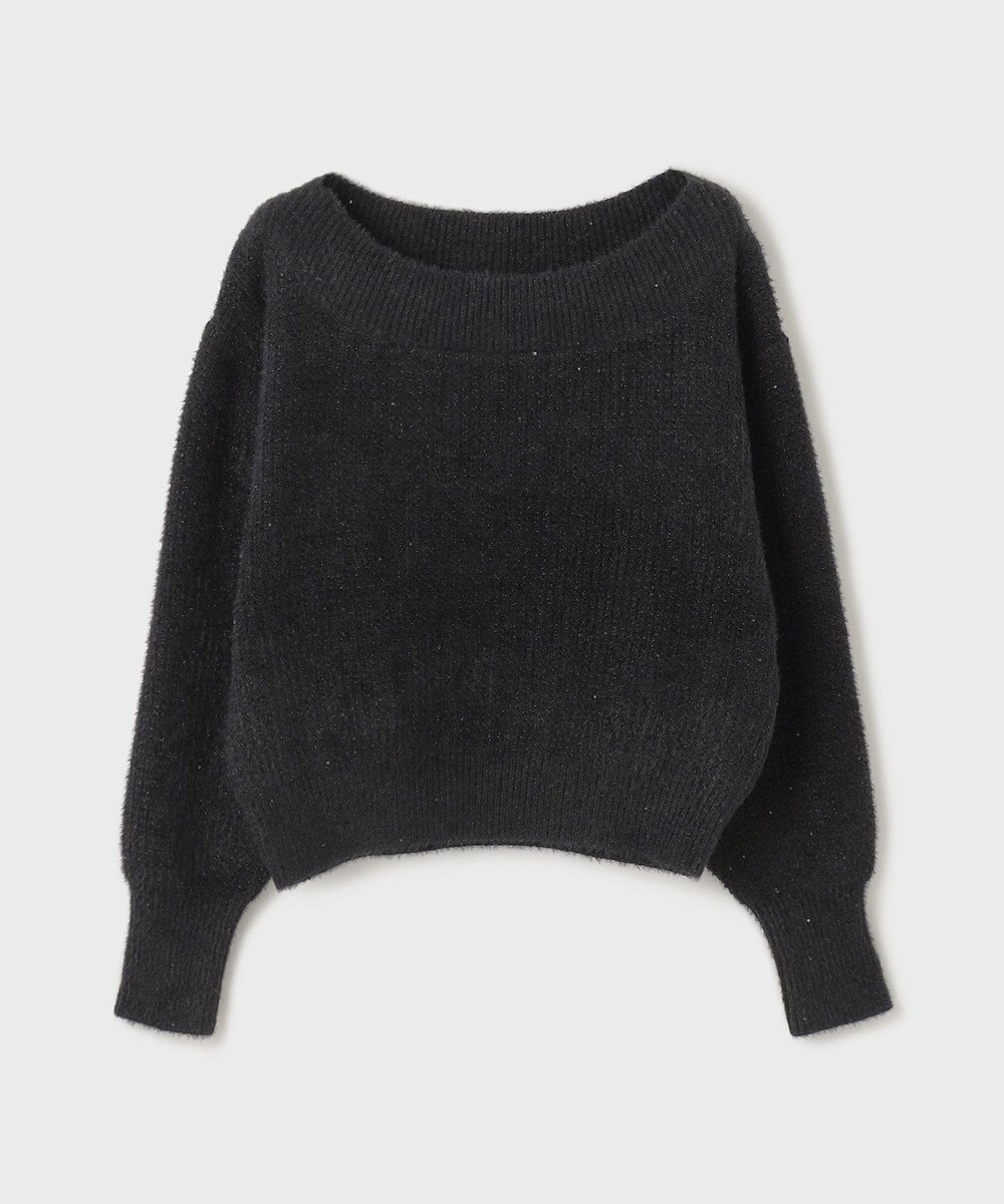 GRACE CONTINENTAL ラメリップニットトップ