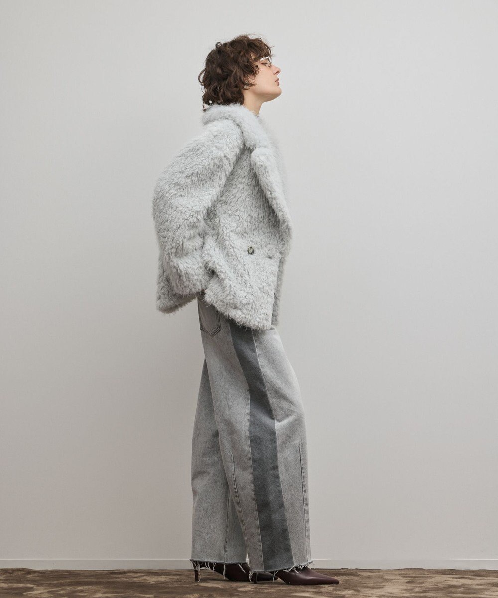 GRACE CONTINENTAL フェイクファーPコート 