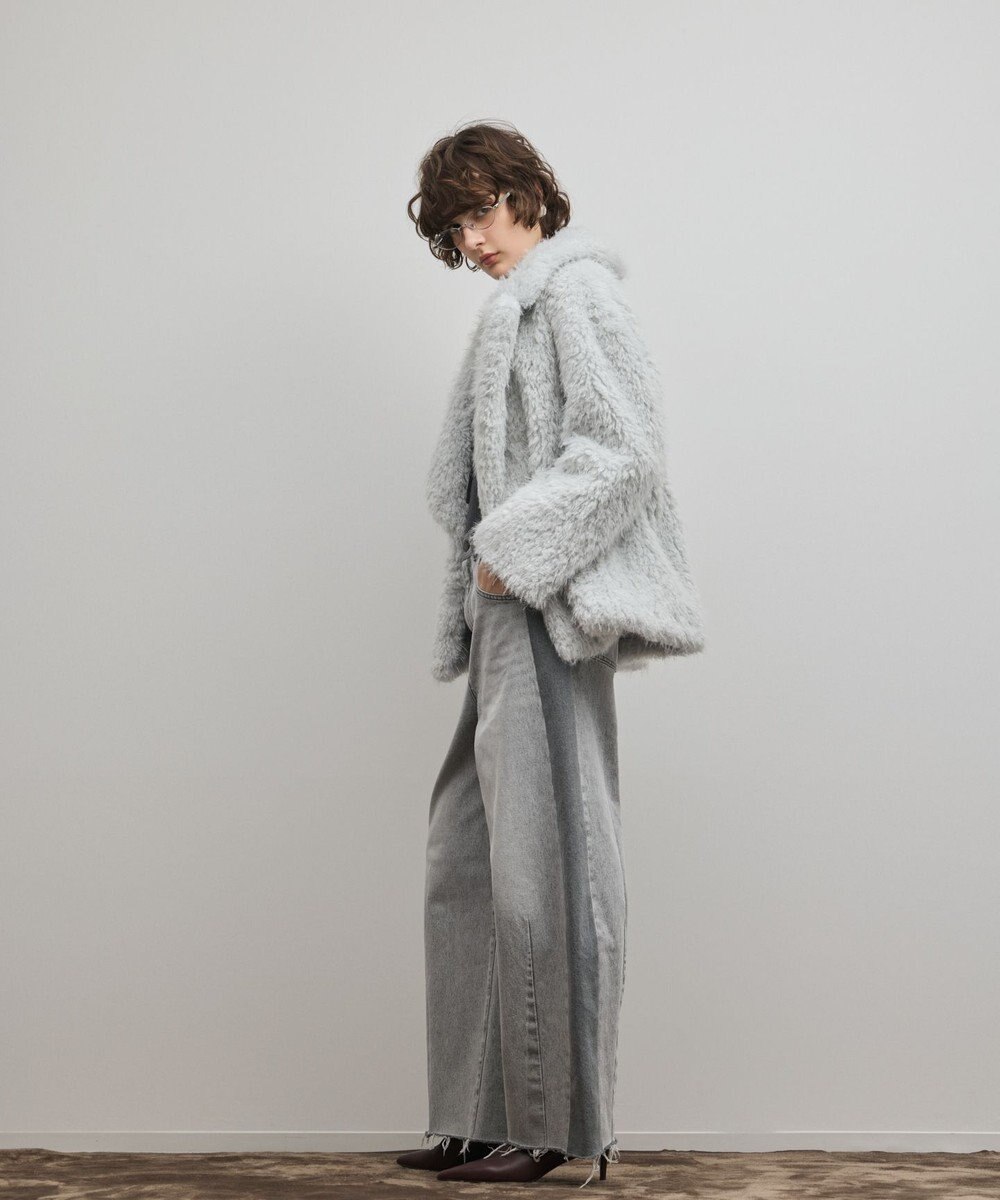 GRACE CONTINENTAL フェイクファーPコート 