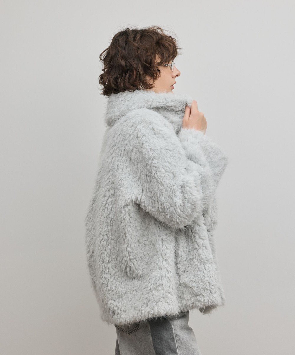 GRACE CONTINENTAL フェイクファーPコート 