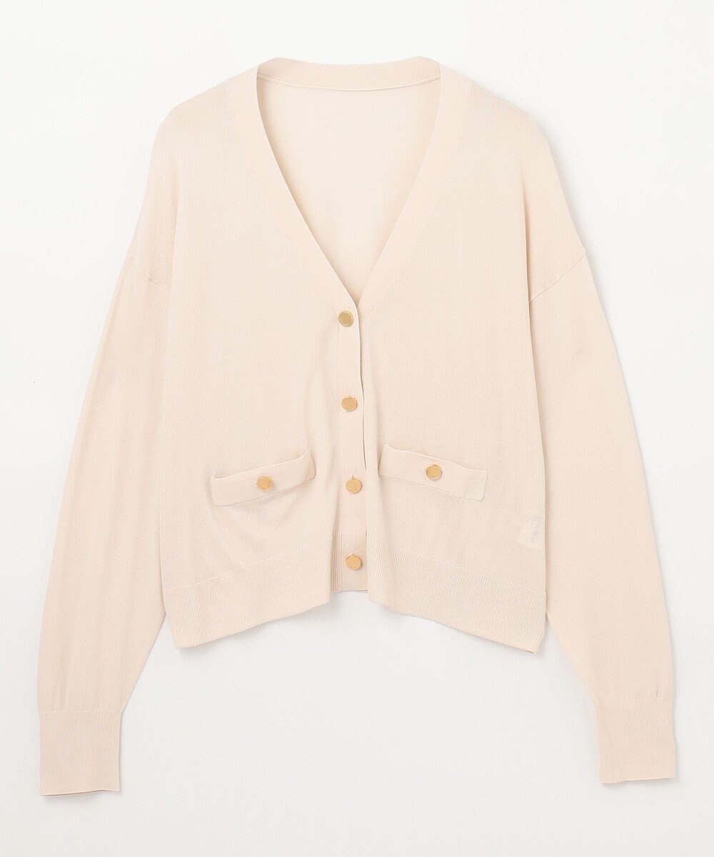 GRACE CONTINENTAL ルーズVネックニットカーディガン