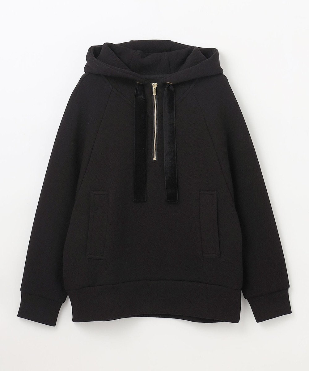 GRACE CONTINENTAL ハーフジップフードトップ