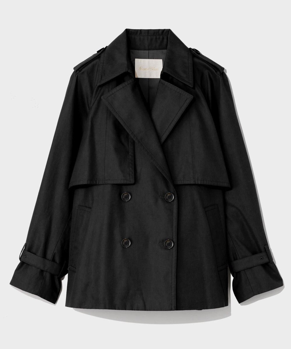 GRACE CONTINENTAL ケープショートトレンチコート 