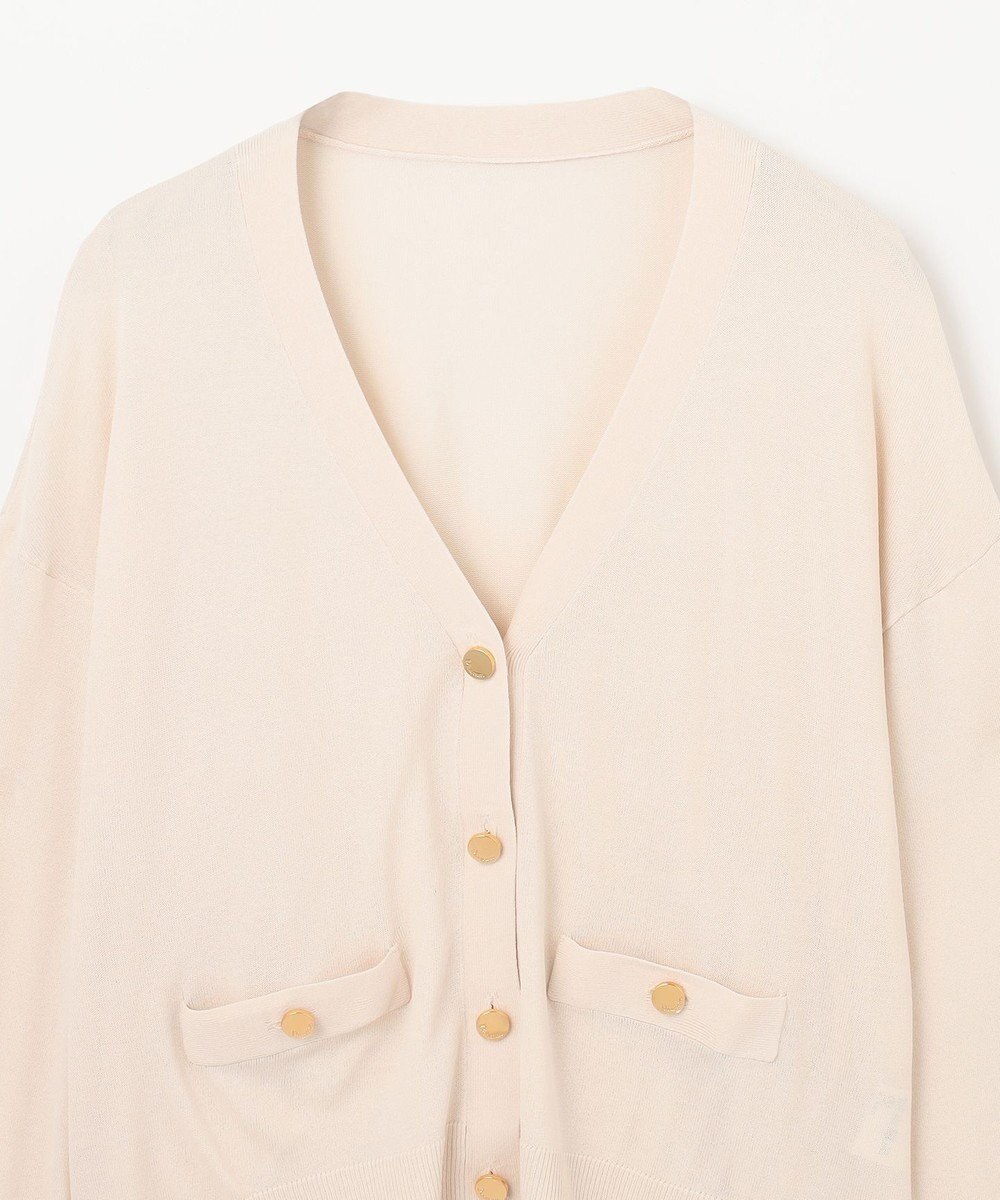 GRACE CONTINENTAL ルーズVネックニットカーディガン