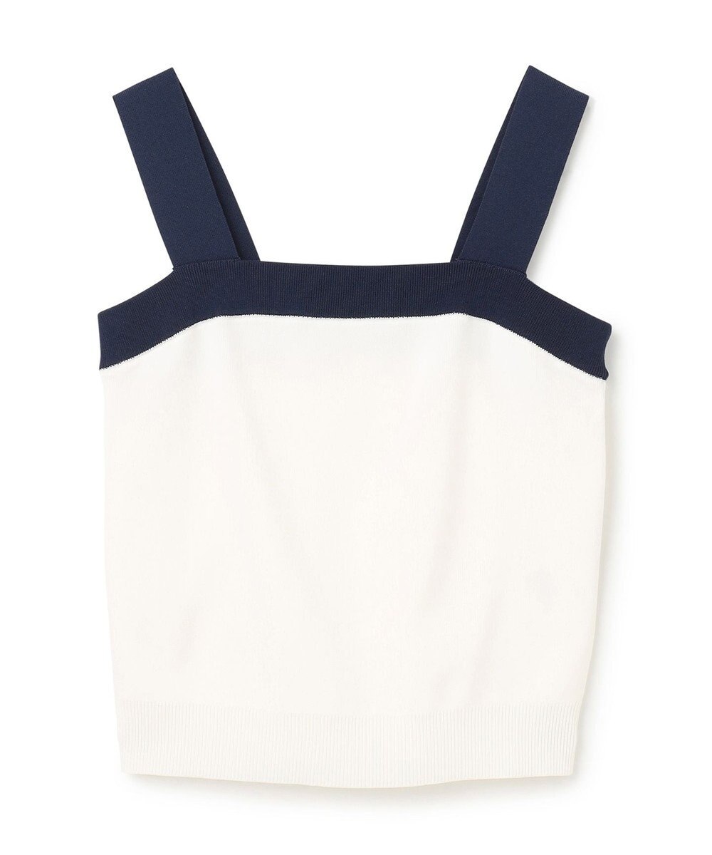 GRACE CONTINENTAL 配色ニットキャミ 